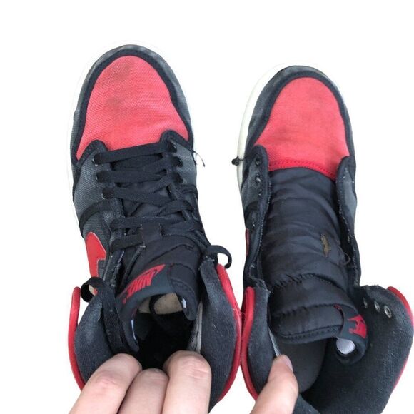 AGED 2015 Nike Air Jordan 1 Retro KO Bred Size 8 - Picture 4 of 16